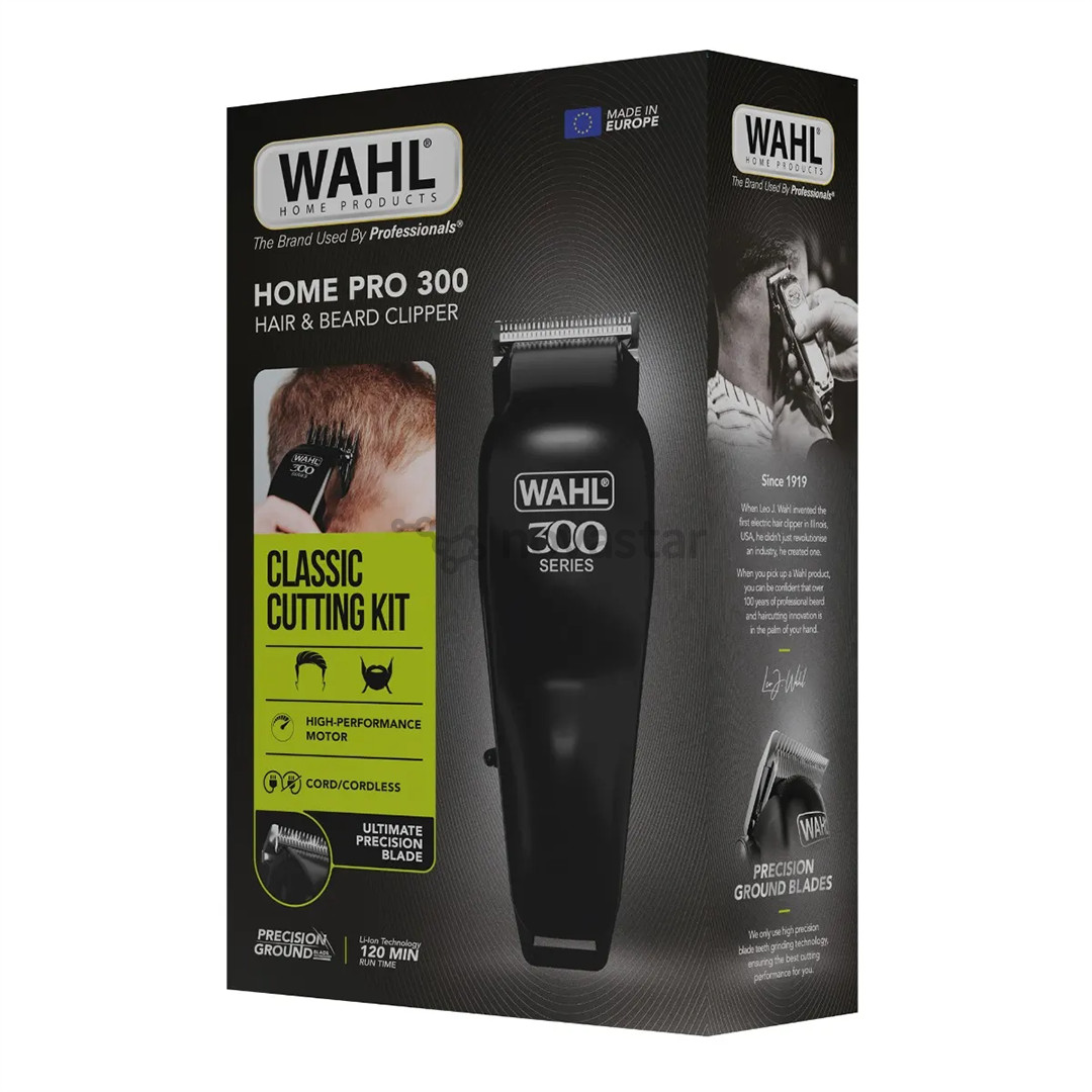 Wahl Home Pro 300, беспроводное использование, черный - Машинка для стрижки волос