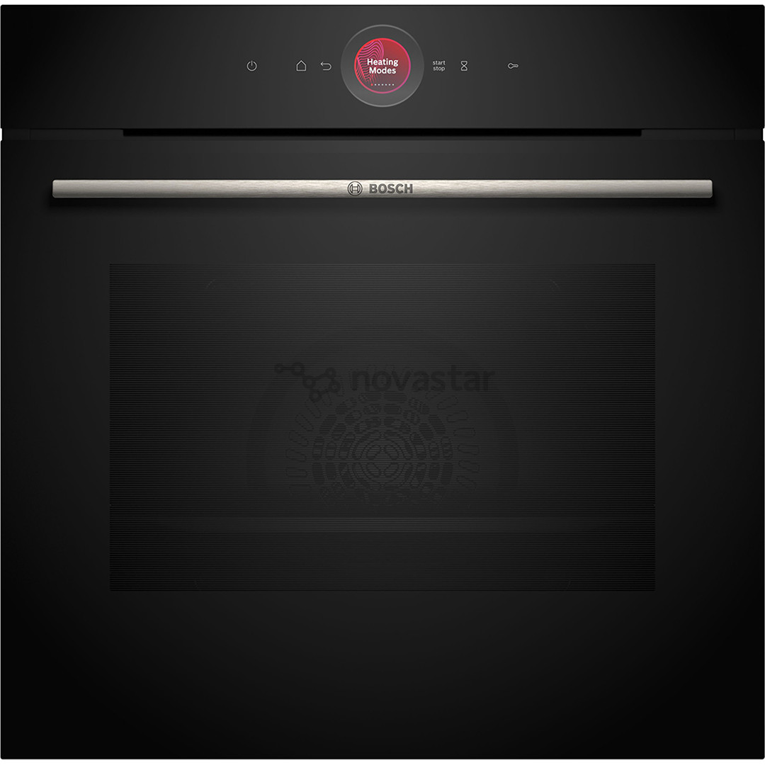 Bosch, Series 8, pyrolytic cleaning, 71 L, black - Built-in oven