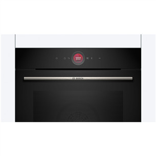 Bosch, Series 8, valymas garais, 71 L, juoda - Orkaitė