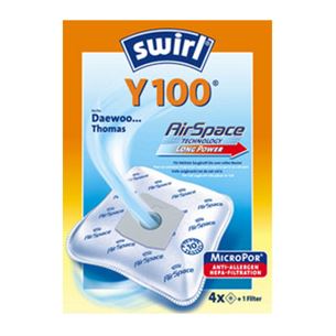 Dulkių siurblių maišeliai Swirl Micropor Y 100, 4vnt