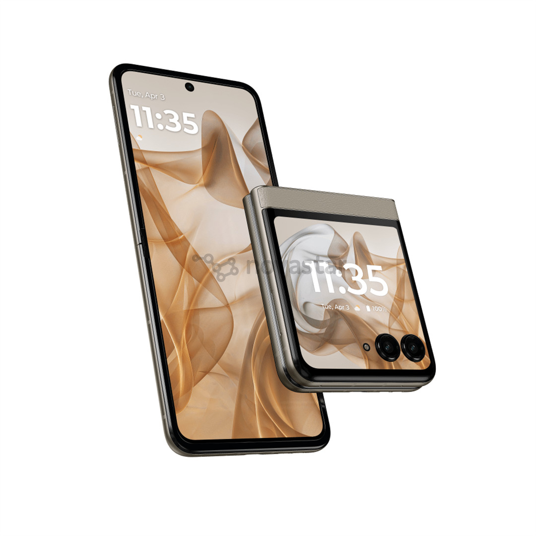 Motorola Razr 50, 256 GB, smėlio spalvos - Išmanusis telefonas