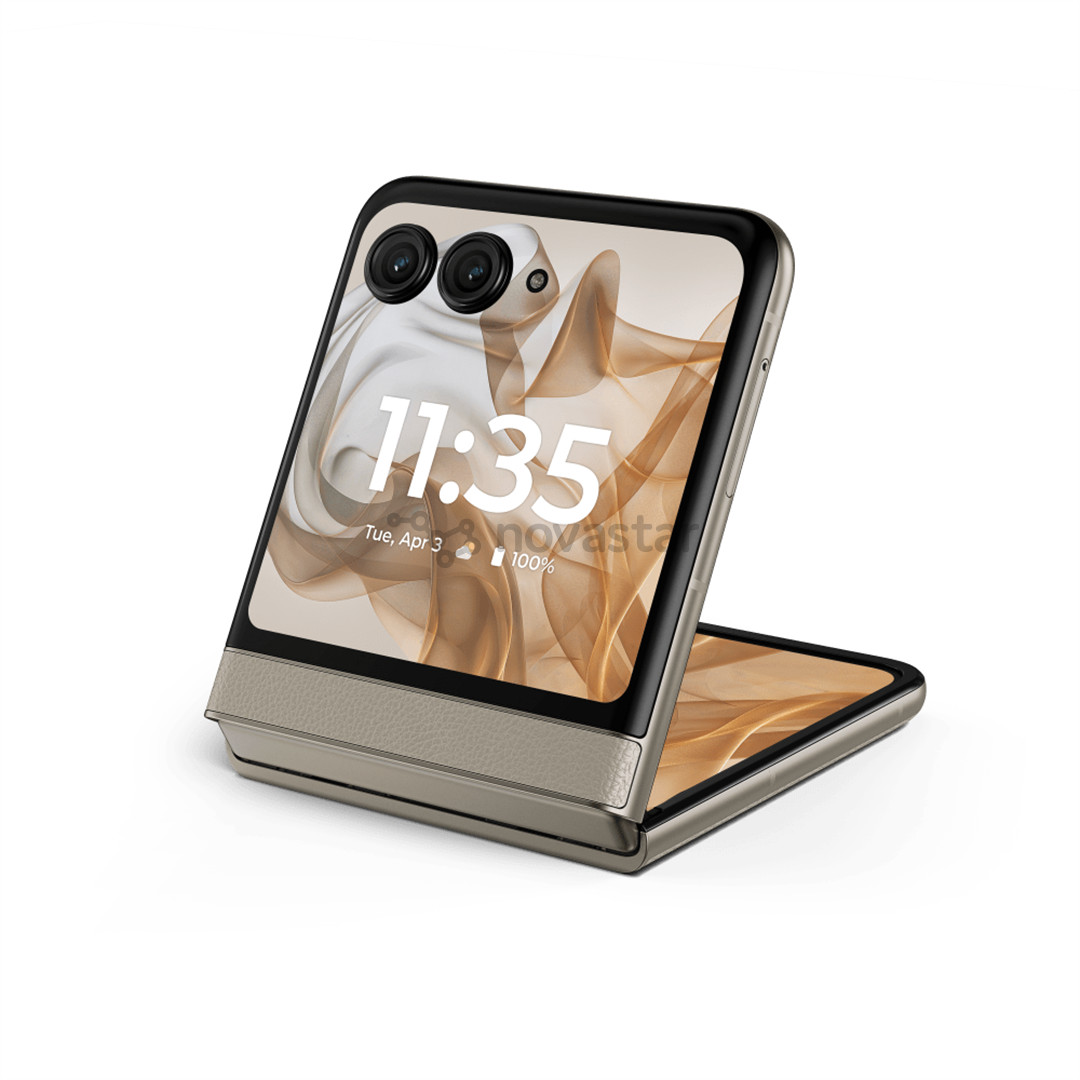 Motorola Razr 50, 256 GB, smėlio spalvos - Išmanusis telefonas