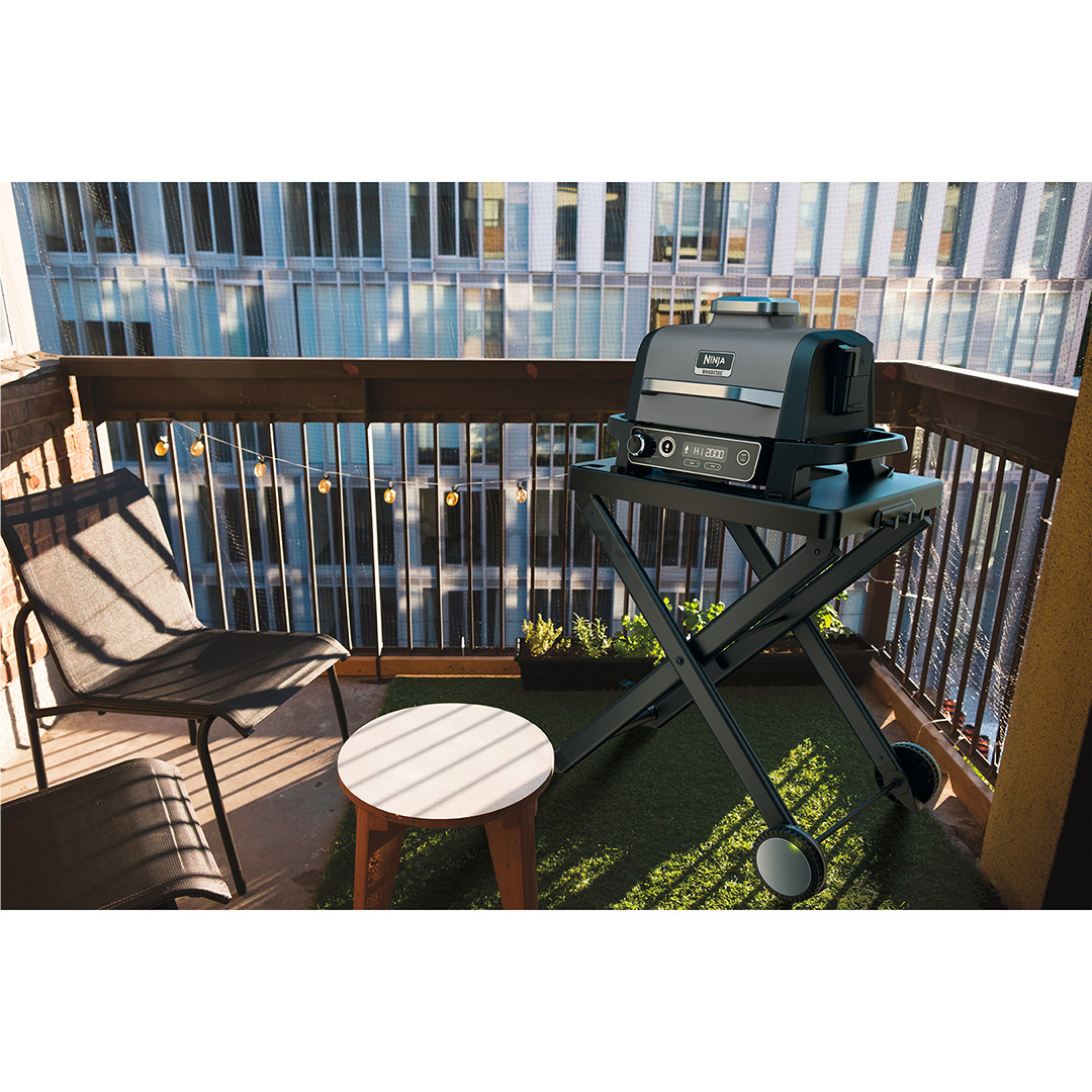 Ninja Woodfire, juodas - Elektrinis grilis ir rūkykla