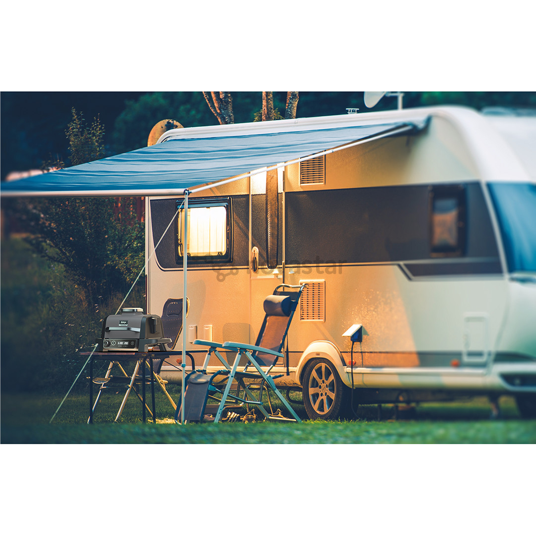 Ninja Woodfire, juodas - Elektrinis grilis ir rūkykla