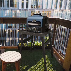 Ninja Woodfire Pro Connect XL, mėlynas/juodas - Elektrinis grilis ir rūkykla