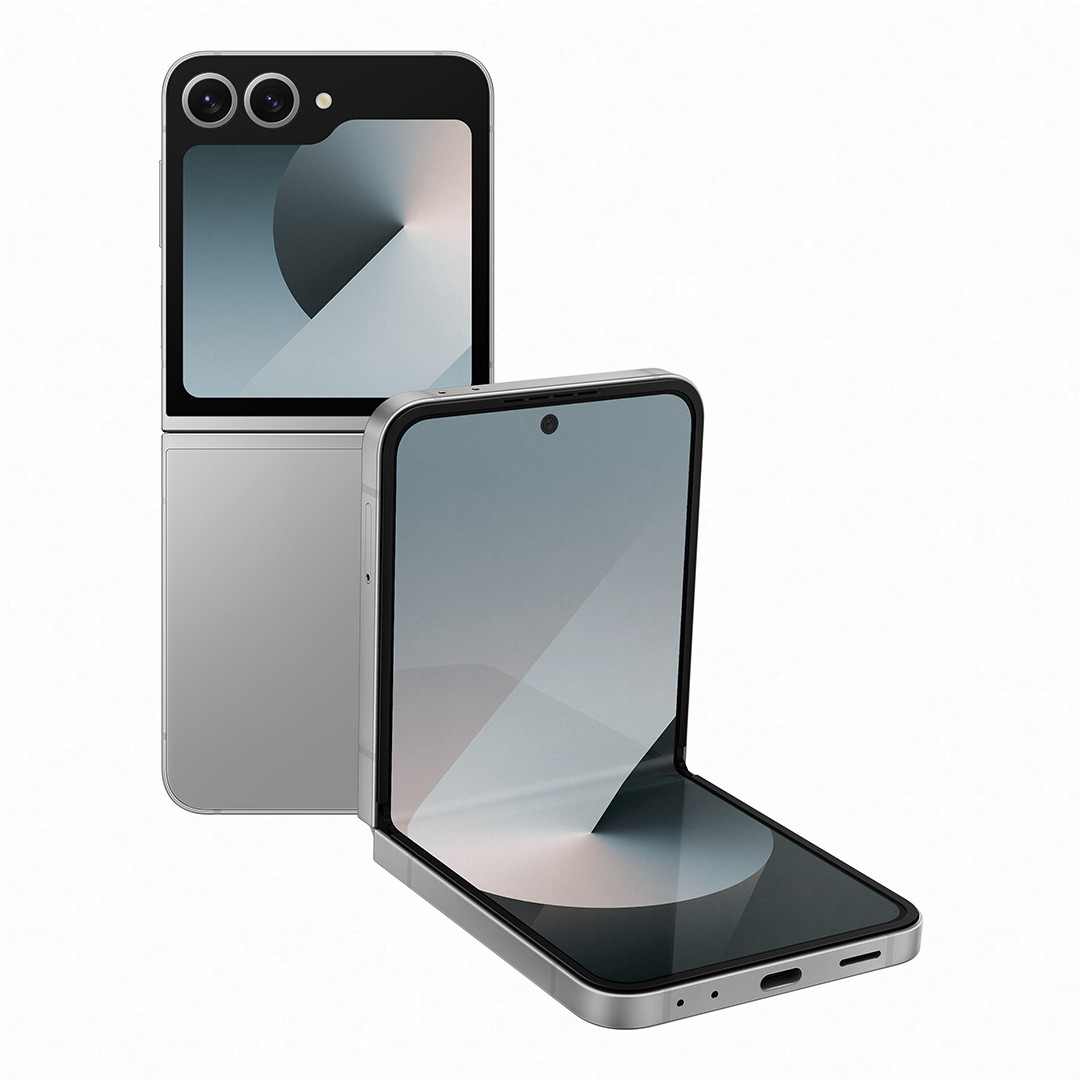 Išmanusis telefonas Samsung Galaxy Flip6, 256 GB, sidabro spalvos
