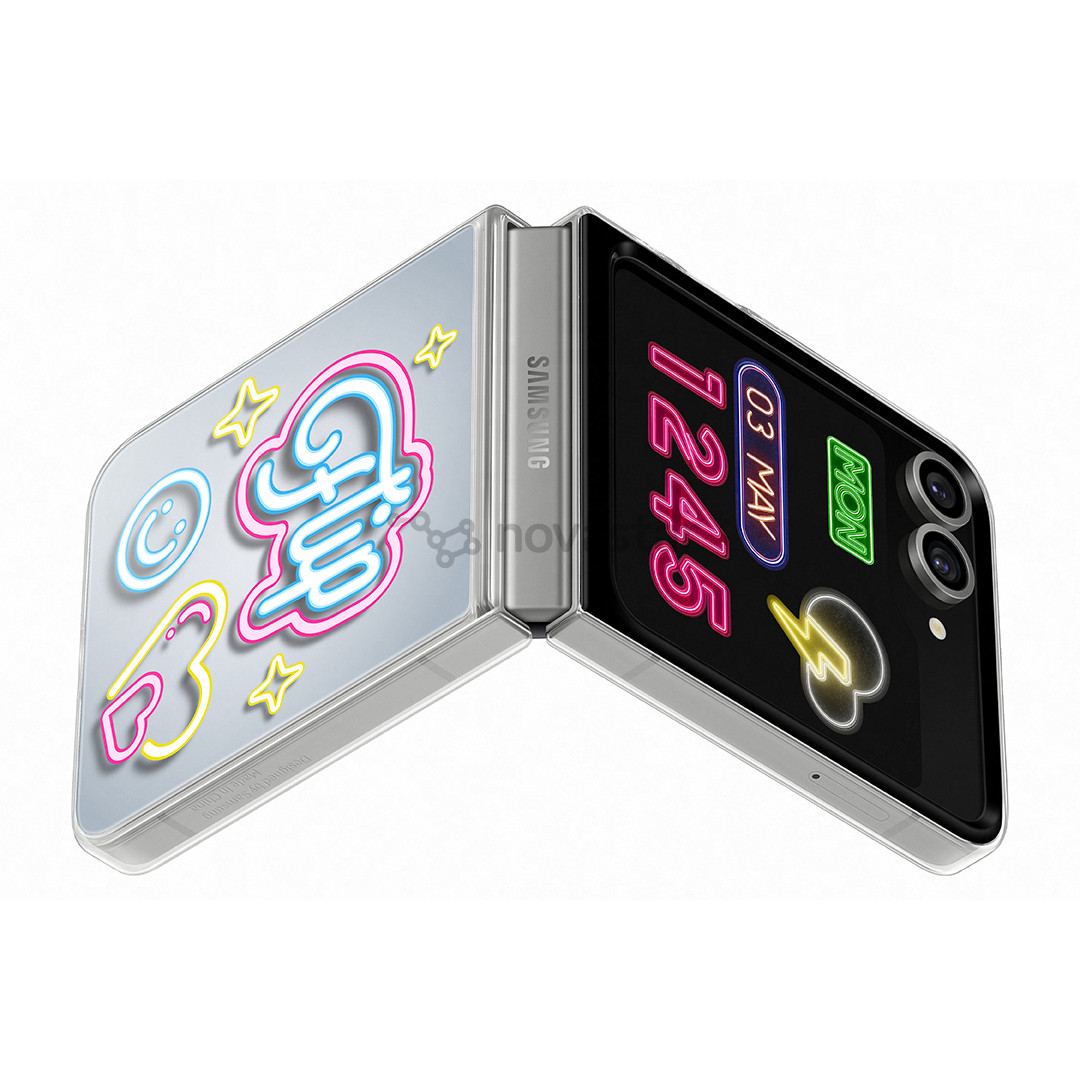 Samsung Flipsuit Case, Galaxy Flip6, прозрачный - Силиконовый чехол