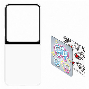 Samsung Flipsuit Case, Galaxy Flip6, прозрачный - Силиконовый чехол