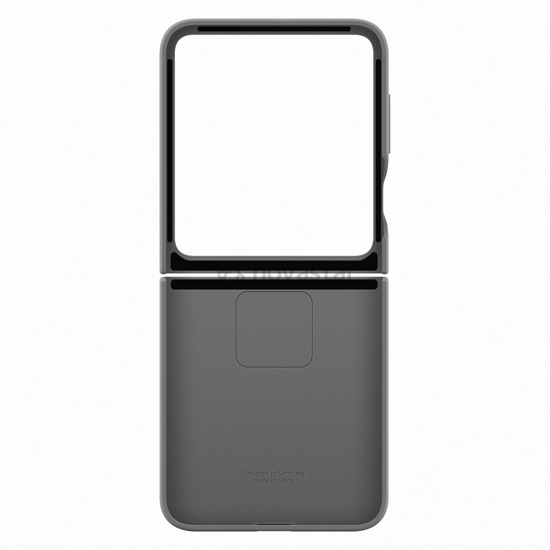 Samsung Silicone case, Galaxy Flip6, pilkas - Dėklas