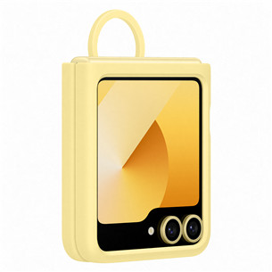 Samsung Silicone case, Galaxy Flip6, geltonas - Dėklas