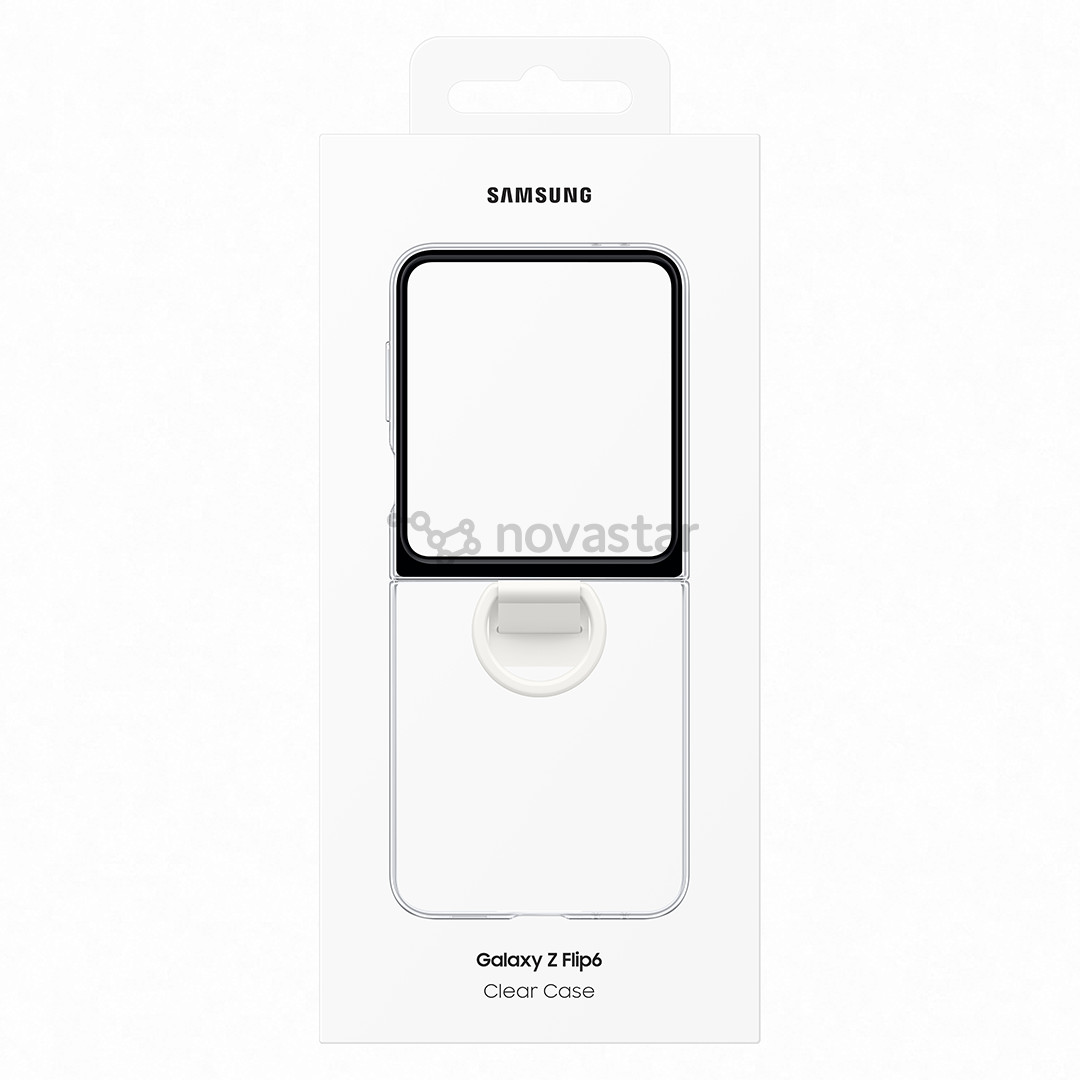 Samsung Clear Case, Galaxy Flip6, прозрачный - Чехол