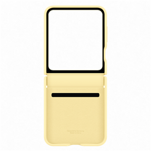 Samsung Kindsuit Case, Galaxy Flip6, geltona - Dėklas EF-VF741PYEGWW