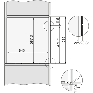 Orkaitė Miele DGC 7460 HC Pro, 67 L, juoda