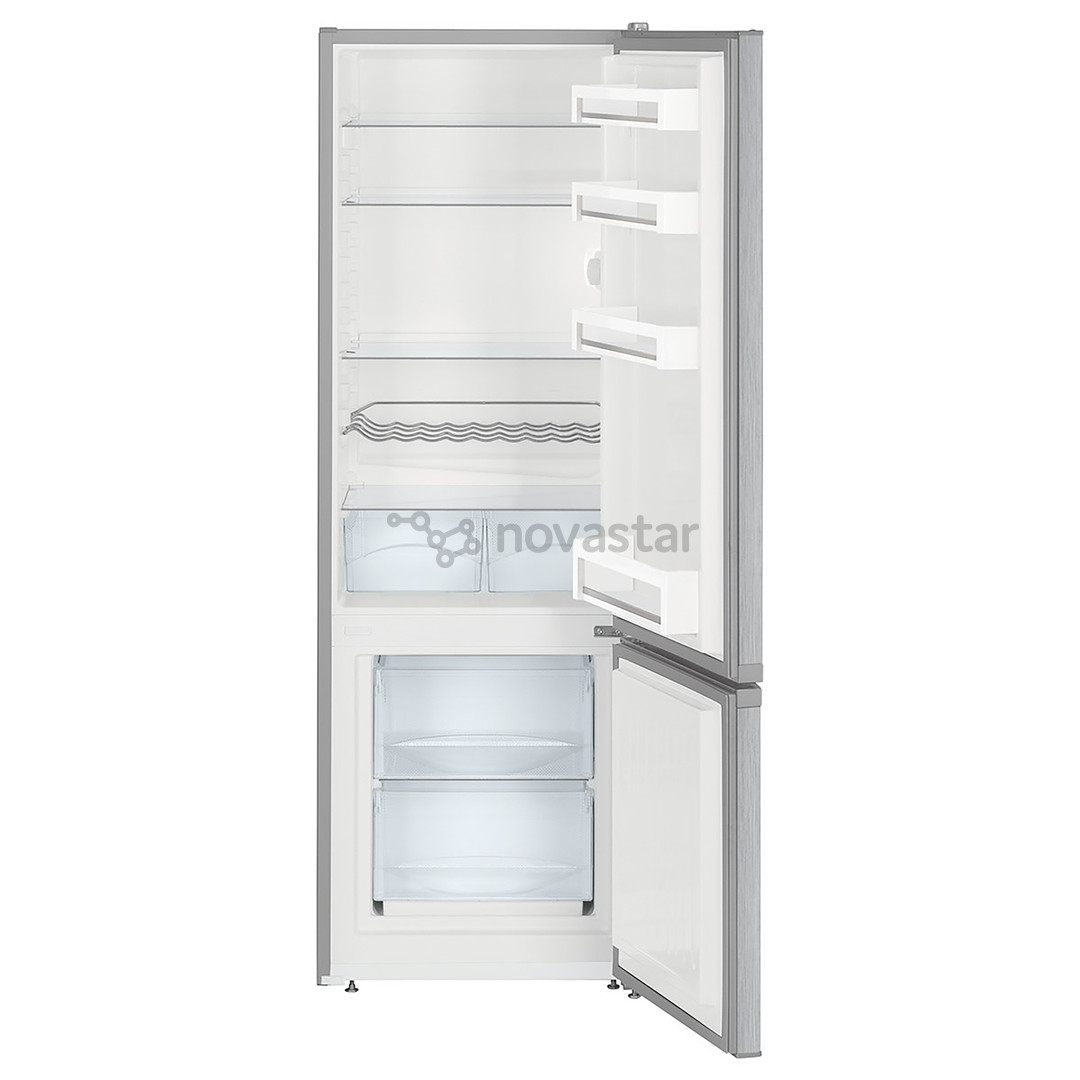 Liebherr, SmartFrost, 265 L, aukštis 162 cm, sidabro spalvos - Šaldytuvas