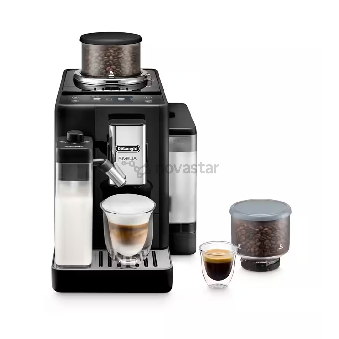 Kavos aparatas DeLonghi Rivelia Onyx Black, juodas