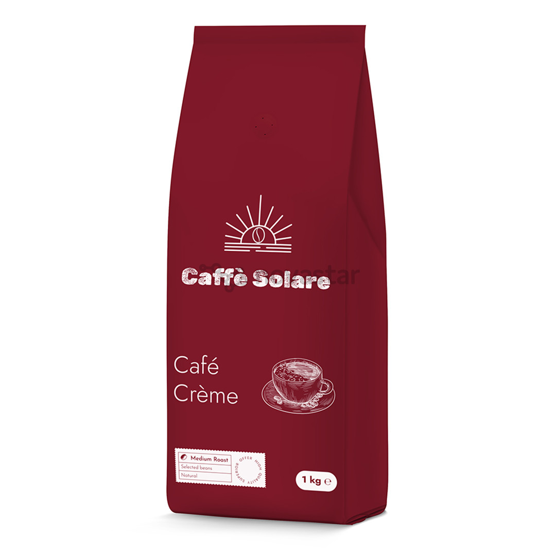 Caffé Solare Caffé Créme, 1 kg - Kavos pupelės