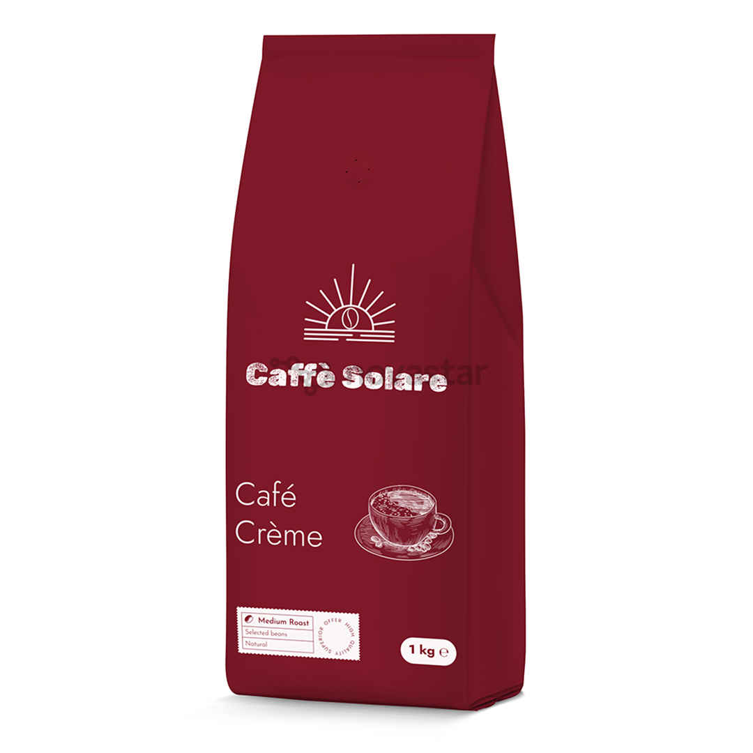 Caffé Solare Caffé Créme, 1 kg - Coffee beans