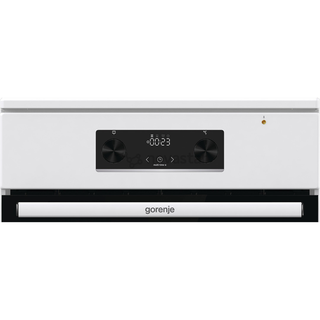 Gorenje, 70 л, ширина 50 см, белый - Индукционная плита с электрической духовкой