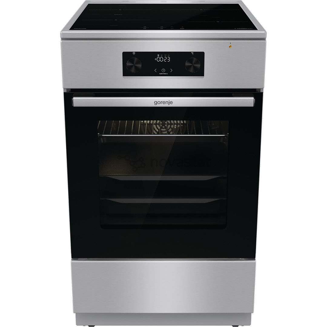 Gorenje, 70 L, plotis 50 cm, nerūdijančio plieno - Indukcinė viryklė su elektrine orkaite