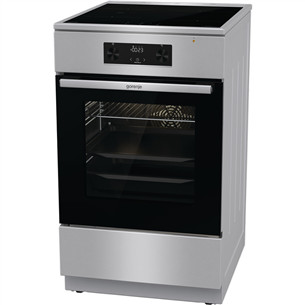Gorenje, 70 L, plotis 50 cm, nerūdijančio plieno - Indukcinė viryklė su elektrine orkaite