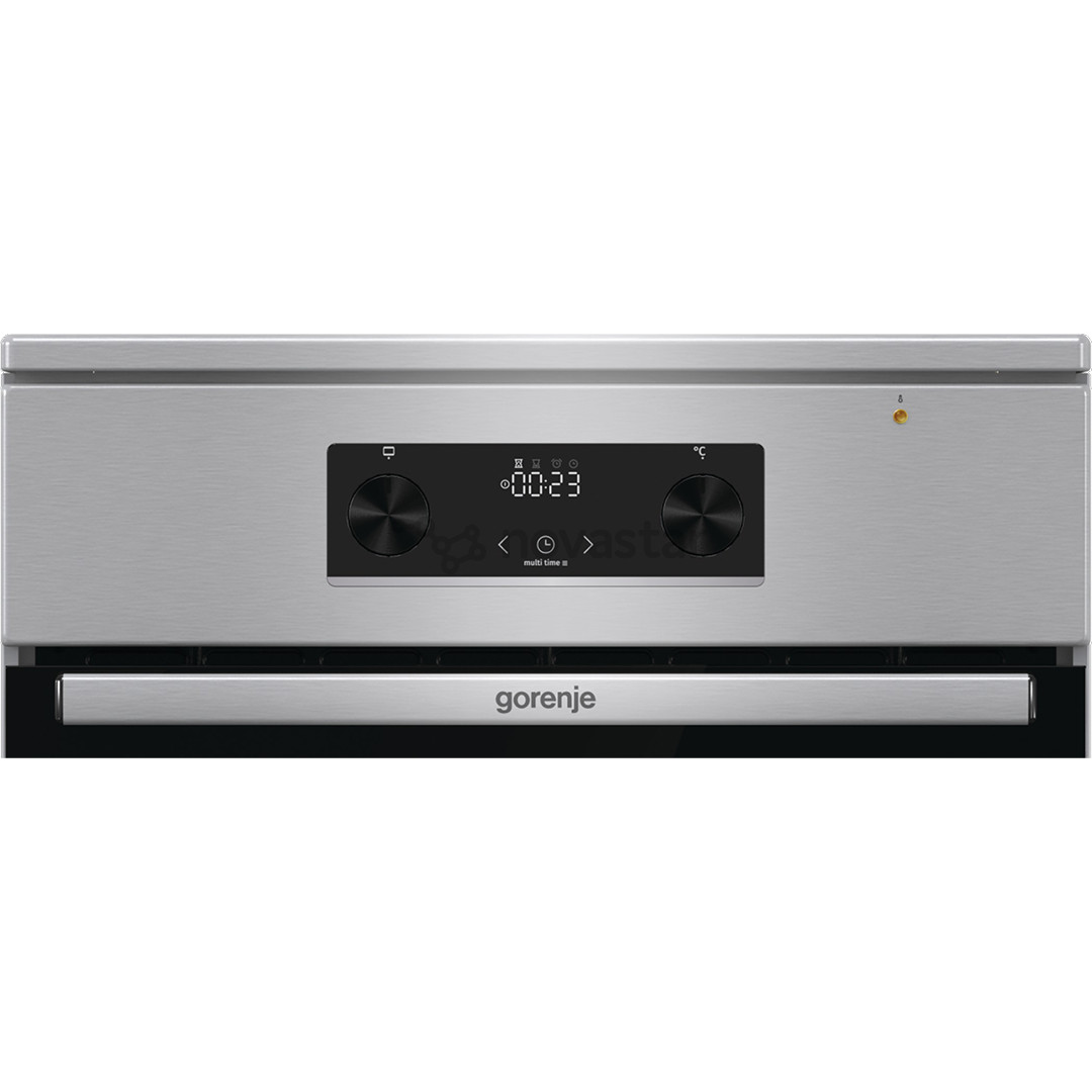 Gorenje, 70 L, plotis 50 cm, nerūdijančio plieno - Indukcinė viryklė su elektrine orkaite