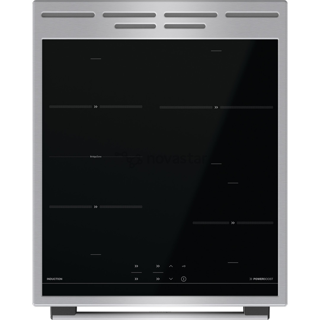 Gorenje, 70 L, plotis 50 cm, nerūdijančio plieno - Indukcinė viryklė su elektrine orkaite