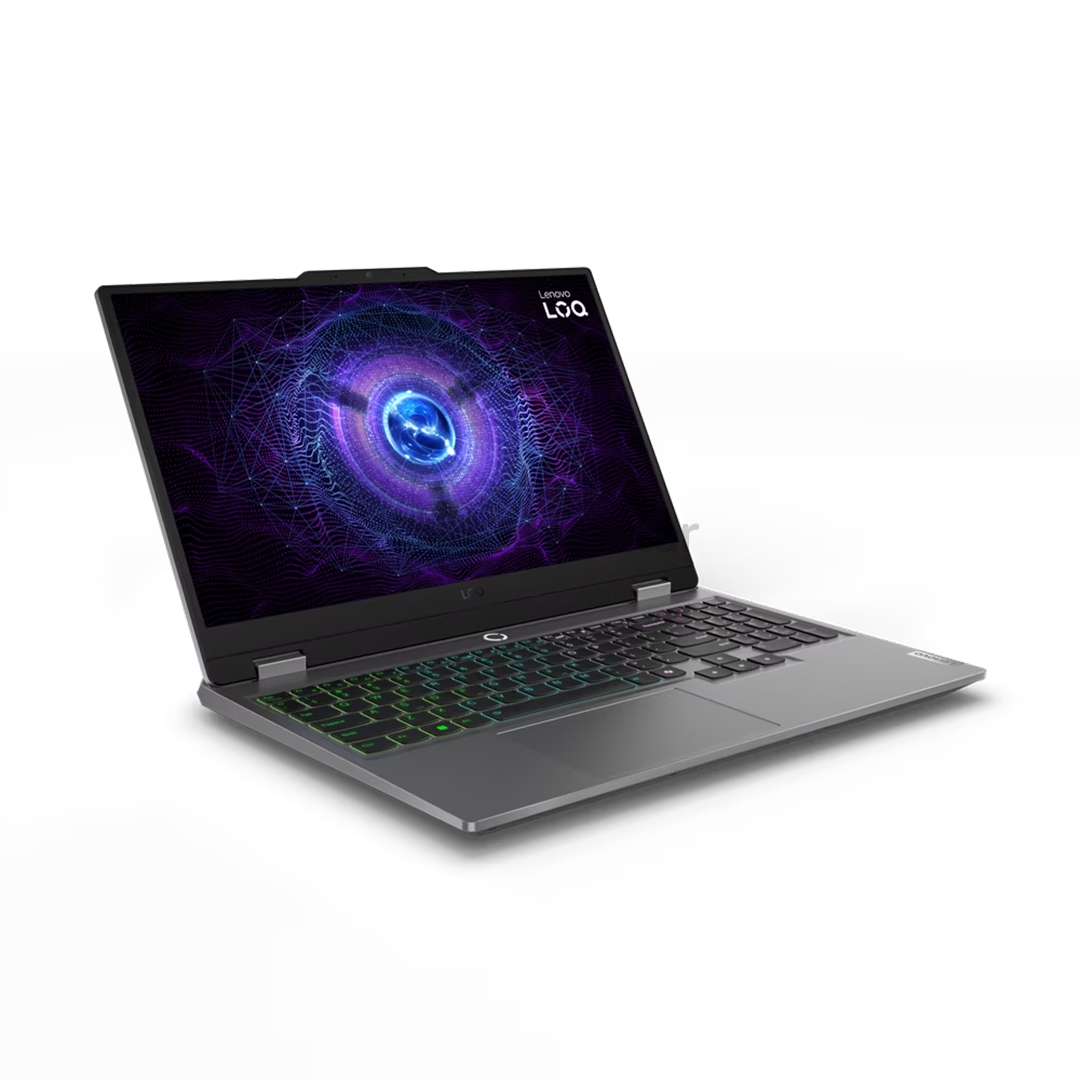 Lenovo LOQ 15IAX9, 15.6'', FHD, 144 Hz, i5, 24 GB, 512 GB, RTX 4050, ENG, pilkas - Nešiojamas kompiuteris