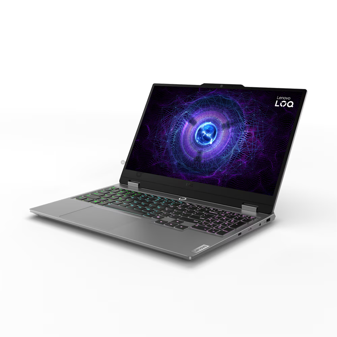 Lenovo LOQ 15IAX9, 15.6'', FHD, 144 Hz, i5, 24 GB, 512 GB, RTX 4050, ENG, pilkas - Nešiojamas kompiuteris