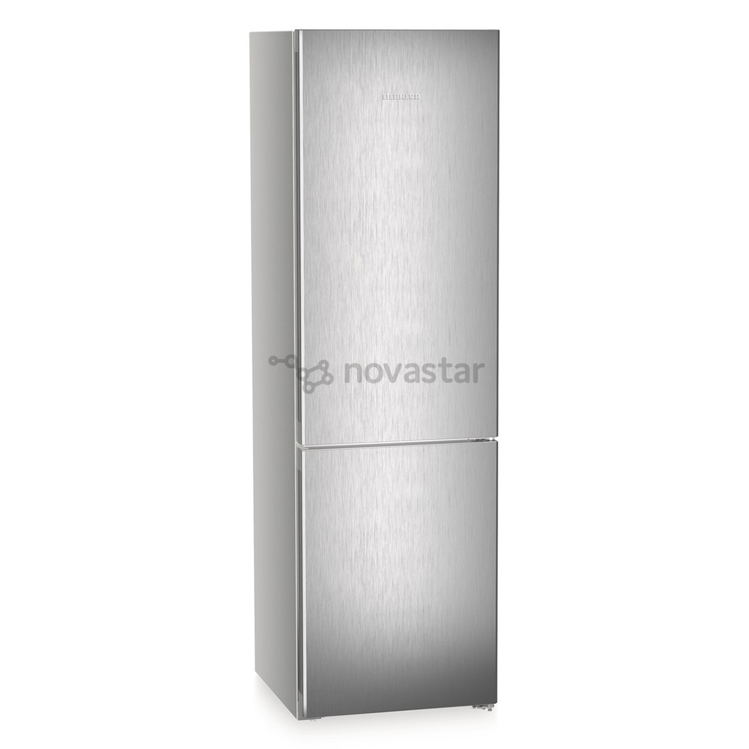 Liebherr, Plus BioFresh, NoFrost, 360 L, aukštis 202 cm, sidabro spalvos - Šaldytuvas