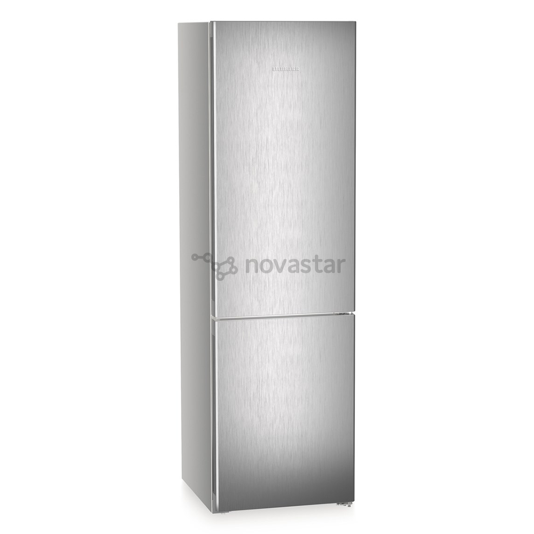 Liebherr, Plus BioFresh, NoFrost, 360 L, aukštis 202 cm, sidabrinis - Šaldytuvas