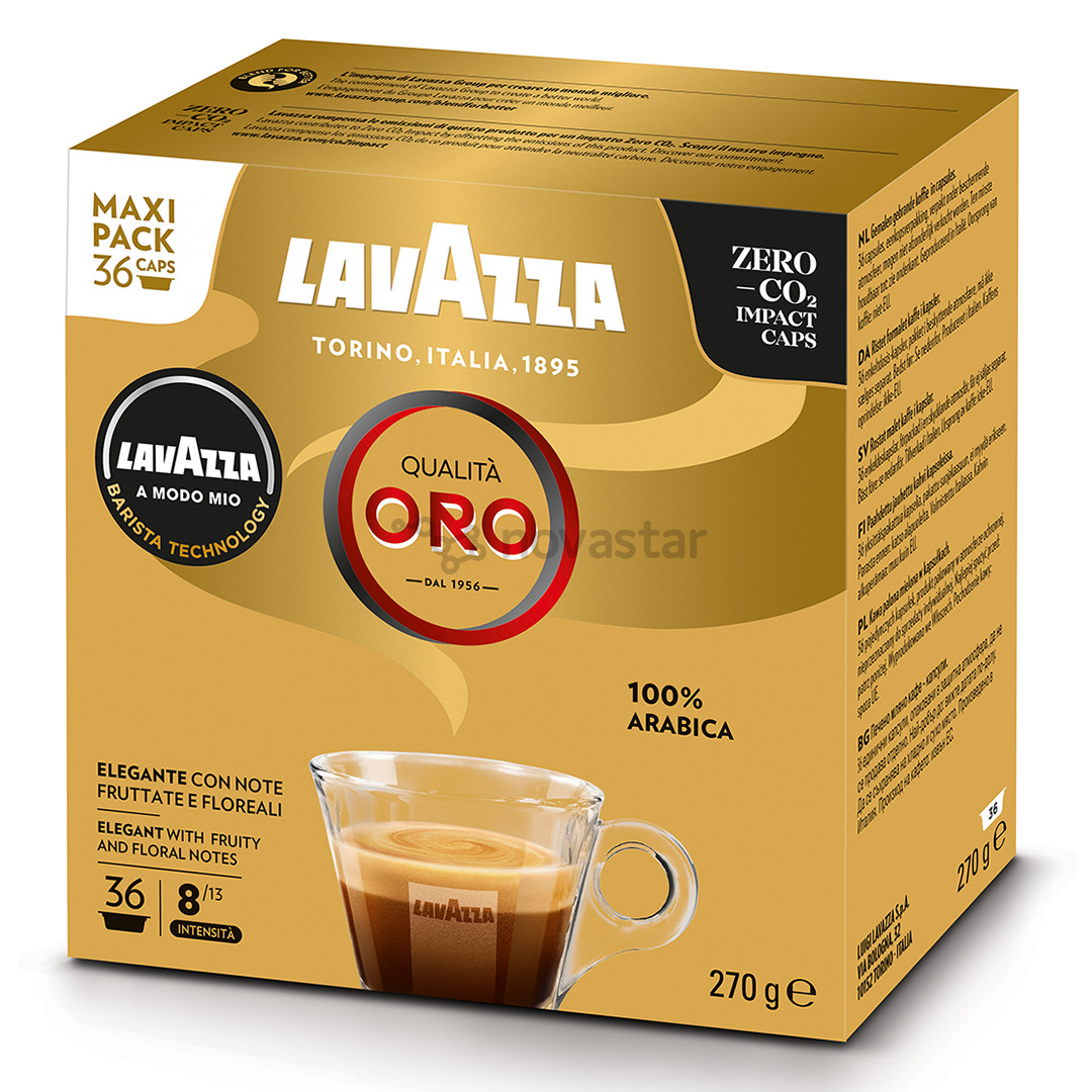 Lavazza A Modo Mio Qualità Oro, 36 vnt. - Kavos kapsulės