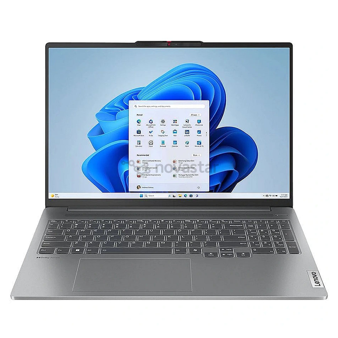 Lenovo IdeaPad Pro 5 16AHP9, 16'', 2K, 120 Hz, Ryzen 7, 16 GB, 1 TB, RTX 4050, ENG, pilkas - Nešiojamas kompiuteris