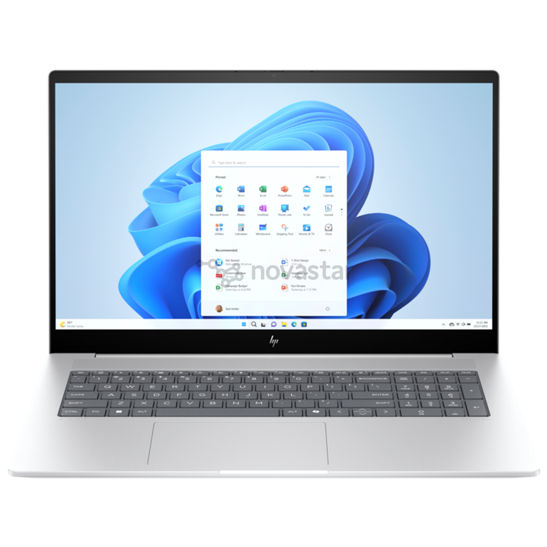 HP Envy Laptop 17-da0000ny, 17'', FHD, Ultra 7, 16 GB, 1 TB, glacier silver - Notebook