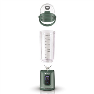 Ninja Blast, green - Portable cordless blender