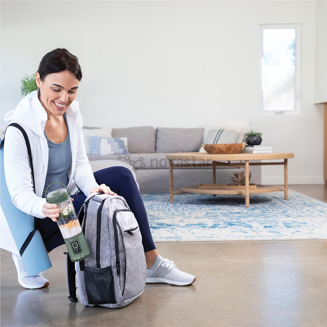 Ninja Blast, green - Portable cordless blender