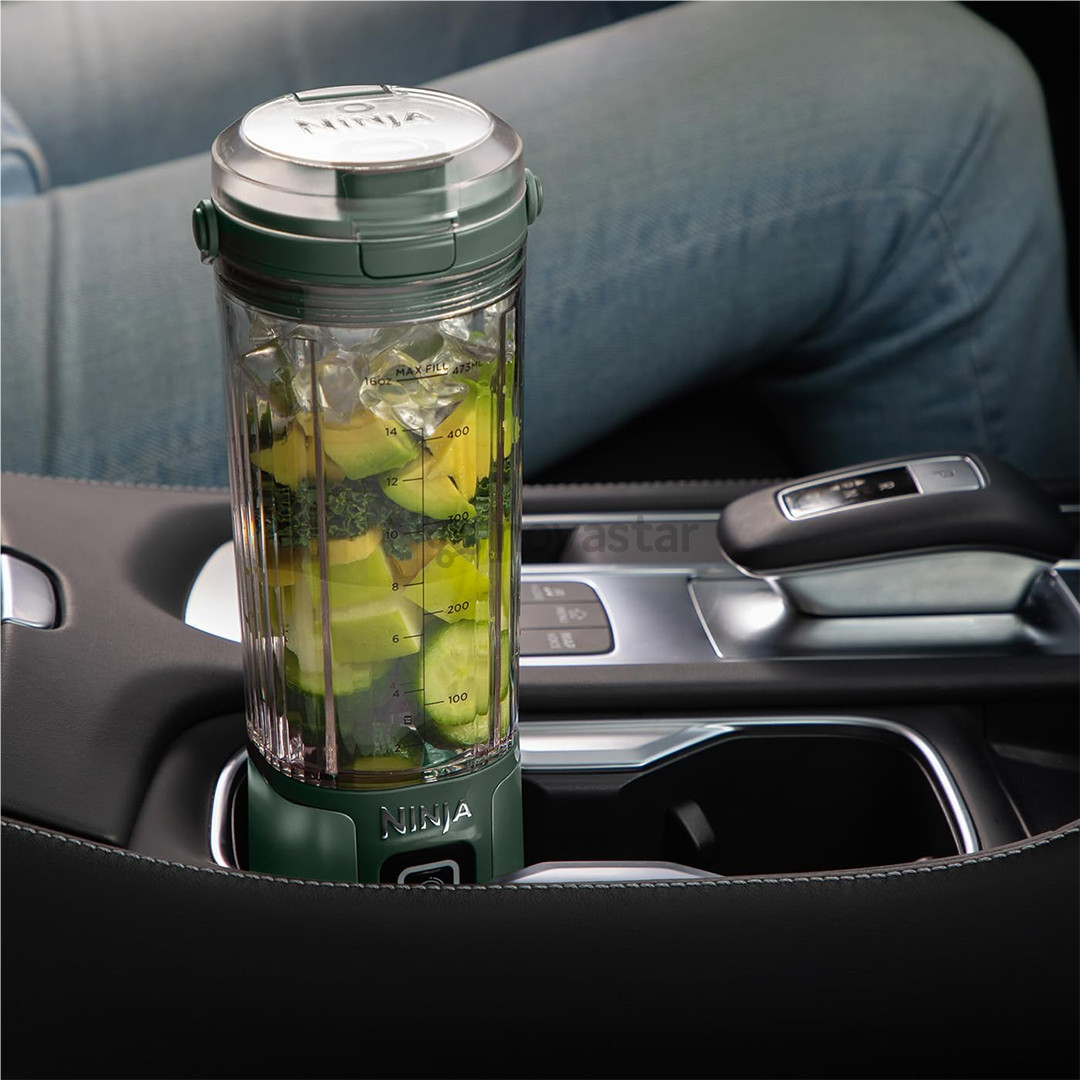 Ninja Blast, green - Portable cordless blender