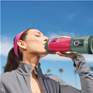 Ninja Blast, green - Portable cordless blender