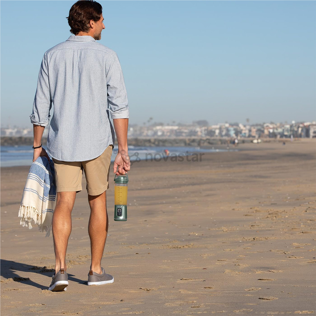 Ninja Blast, green - Portable cordless blender