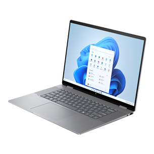Nešiojamas kompiuteris HP Envy x360 2-in-1 Laptop 16-ad0001ny, 16'', WUXGA, IPS, Ryzen 5, 16 GB, 512 GB, sidabro spalvos