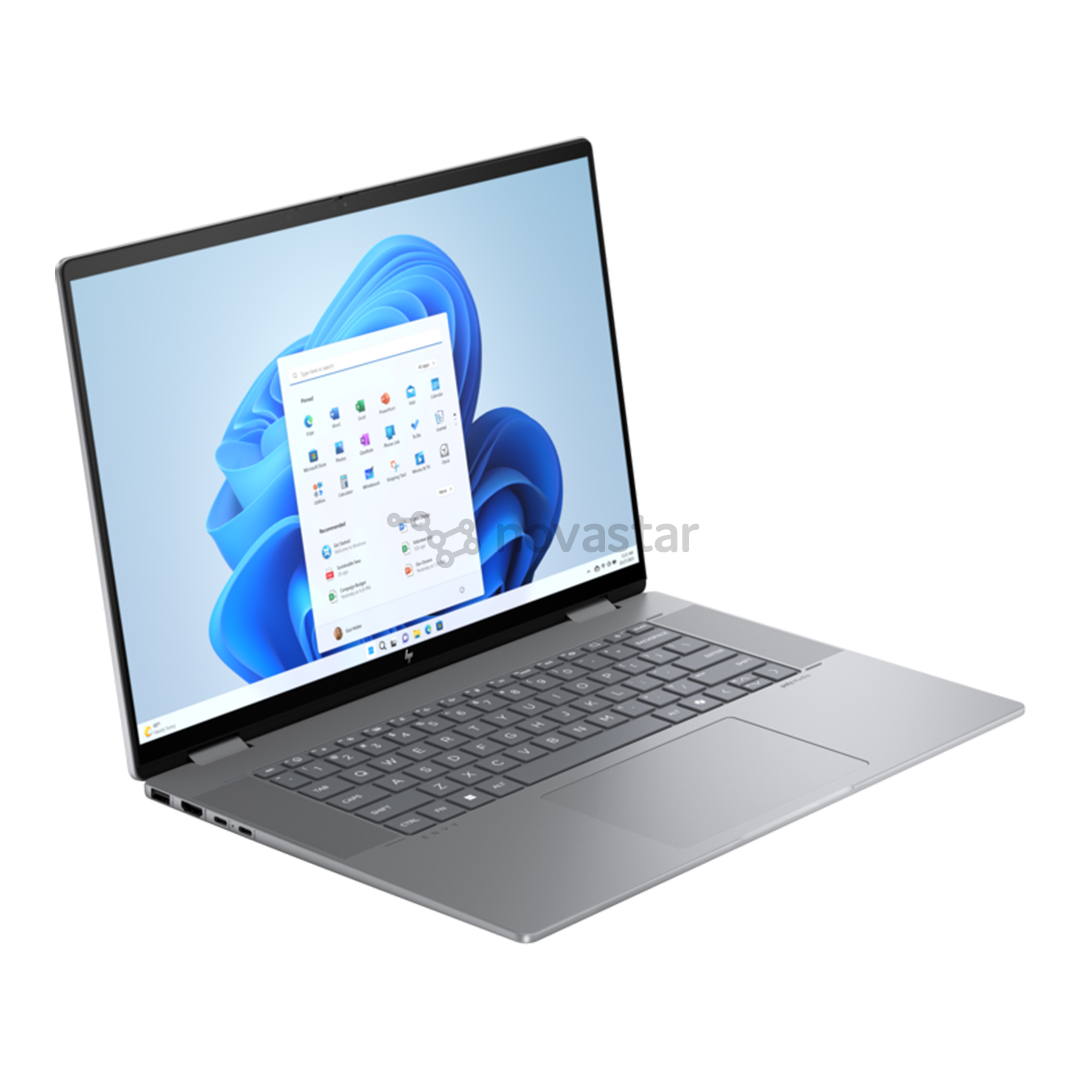 Nešiojamas kompiuteris HP Envy x360 2-in-1 Laptop 16-ad0001ny, 16'', WUXGA, IPS, Ryzen 5, 16 GB, 512 GB, sidabro spalvos