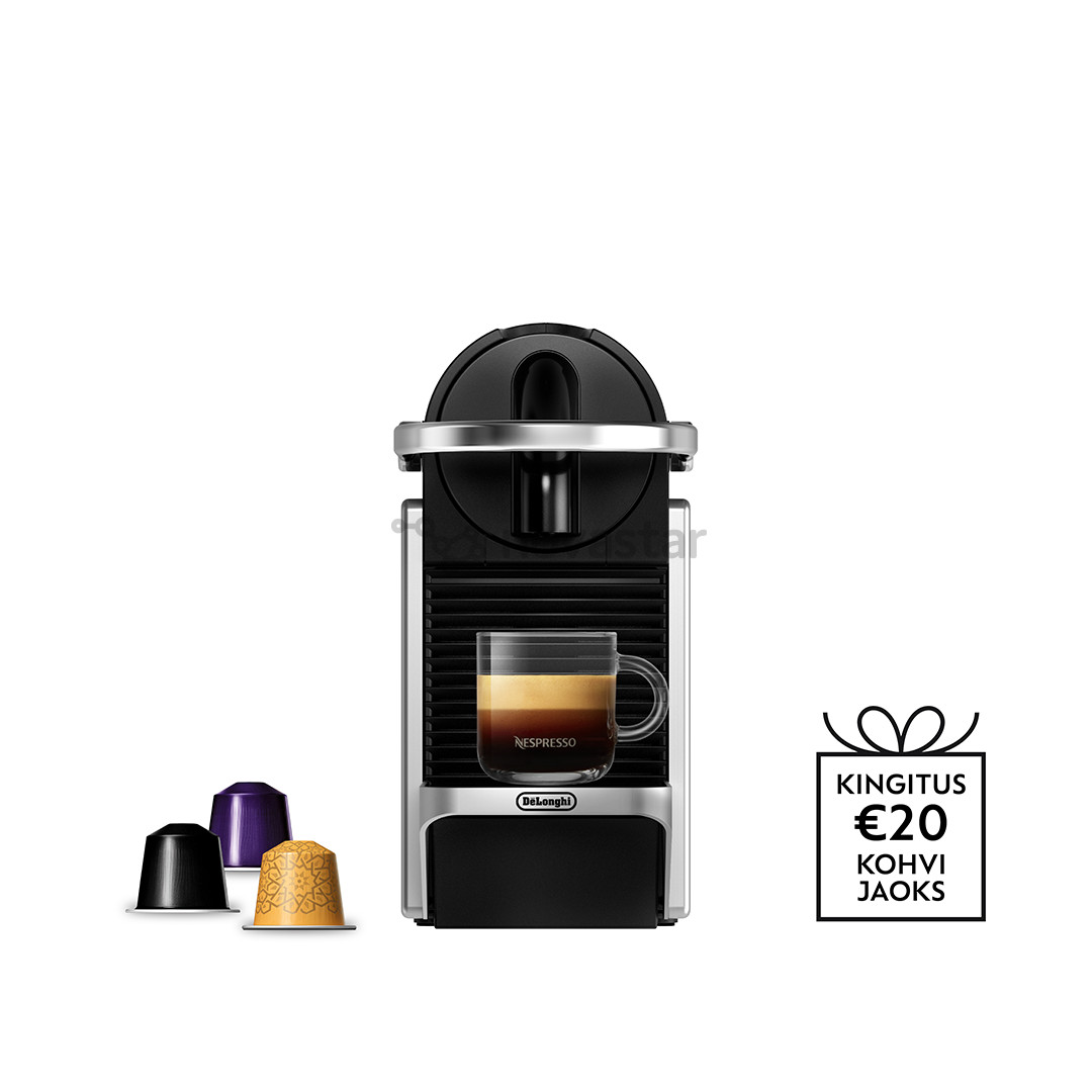 Nespresso Pixie, silver - Capsule coffee machine
