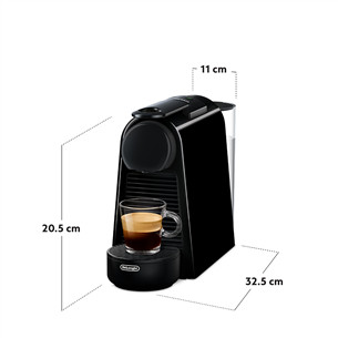 Capsule coffee machine Nespresso Essenza Mini, black