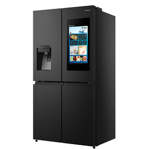 Hisense, Cross Door, NoFrost, 577 L, aukštis 179 cm, juodas - Šaldytuvas
