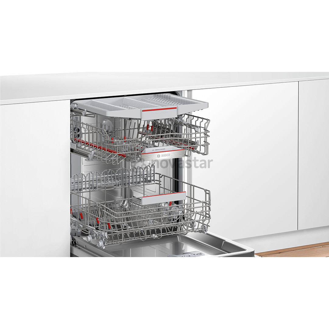 Bosch, Series 4, 14 komplektų talpa - Įmontuojama indaplovė
