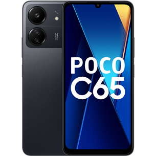 Išmanusis telefonas POCO C65, 6,74'', 8 GB, juodas
