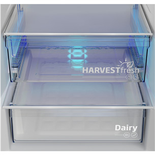 Beko, NeoFrost, 355 L, height 204 cm, dark inox - Refrigerator