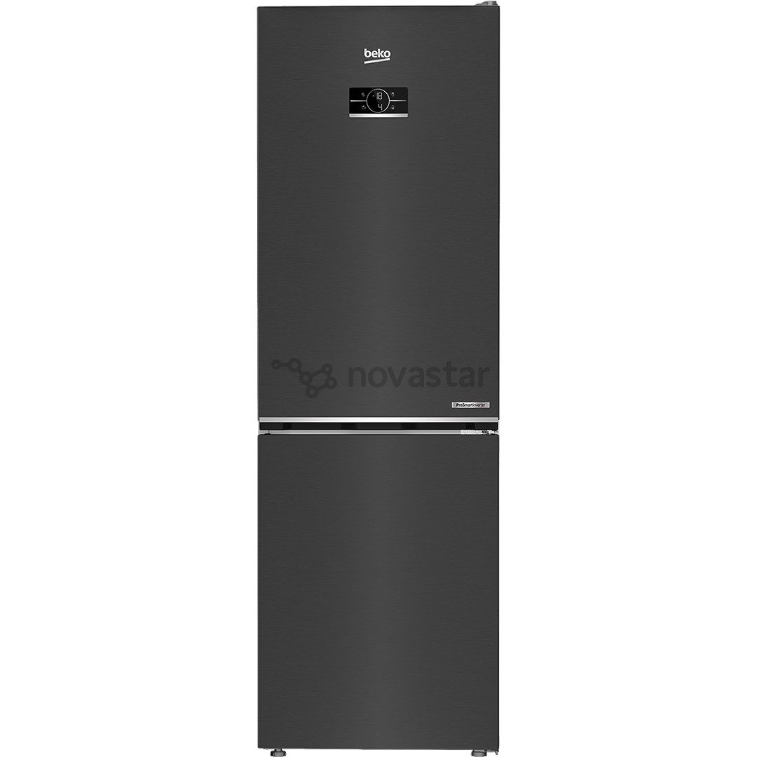 Šaldytuvas Beko, No Frost, 316 L, aukštis 187 cm, pilkas