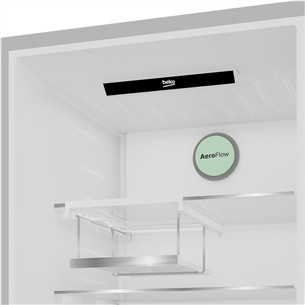 Šaldytuvas Beko, No Frost, 316 L, aukštis 187 cm, pilkas