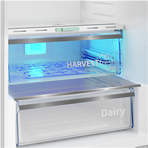 Šaldytuvas Beko, No Frost, 316 L, aukštis 187 cm, pilkas