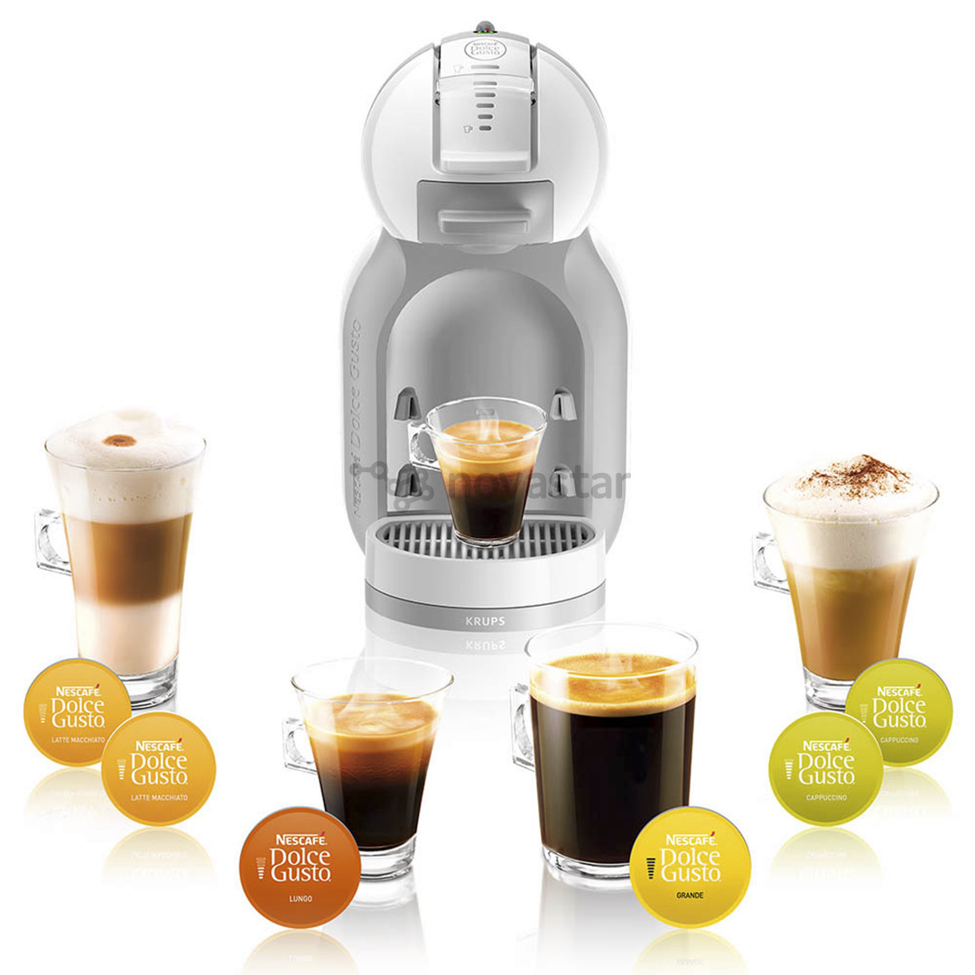 Krups NESCAFÉ® Dolce Gusto® Mini Me, pilkas/juodas - Kapsulinis kavos aparatas